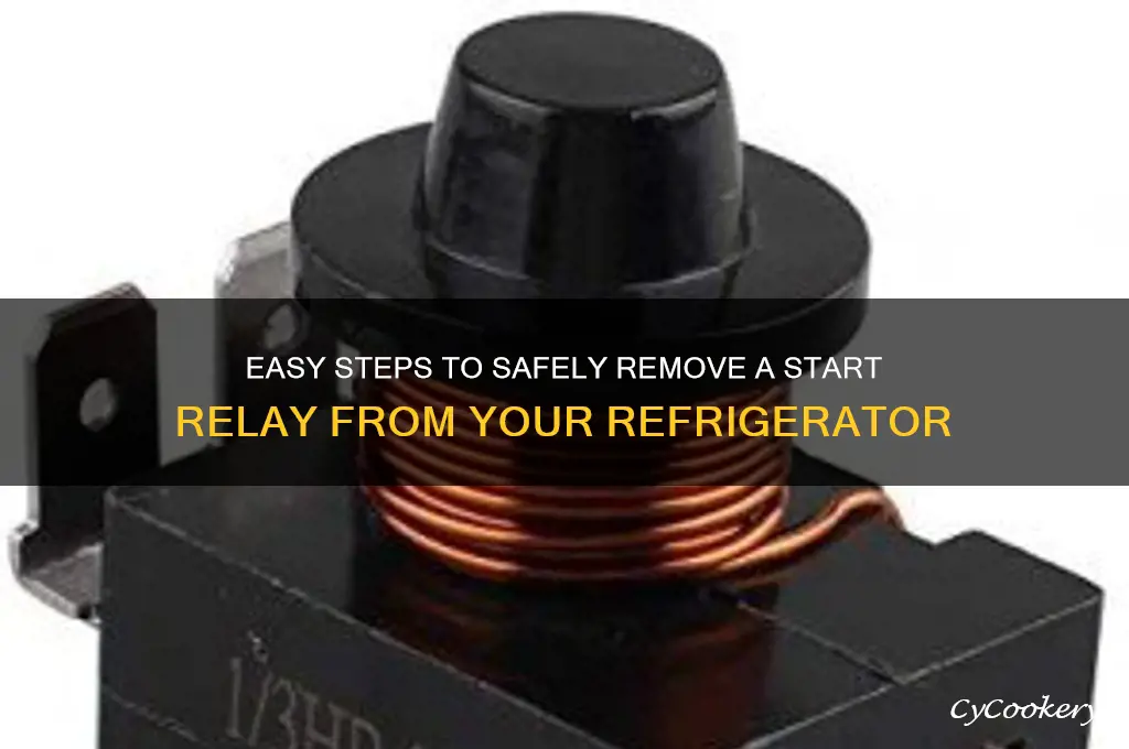 how to remove start relay from refrigerator