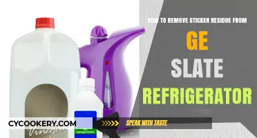 Effortless Cleaning: Removing Sticker Residue from GE Slate Refrigerators