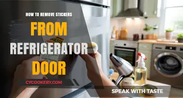 Effortless Sticker Removal: Clean Your Fridge Door Like a Pro