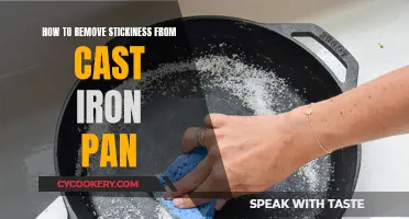 Eliminating the Stickiness: Restoring Your Cast Iron Pan's Glory