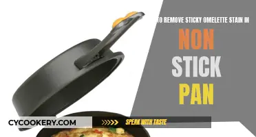 Removing Sticky Omelette Stains from Non-Stick Pans