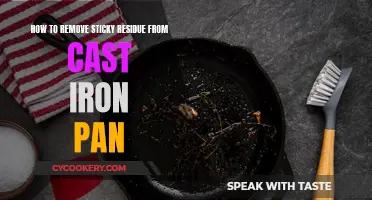 Scraping Off the Gunk: A Guide to Removing Sticky Residue from Cast Iron Pans