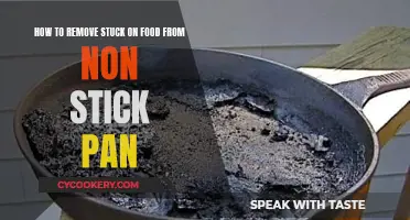 Removing Stubborn Food Residue from Non-Stick Pans