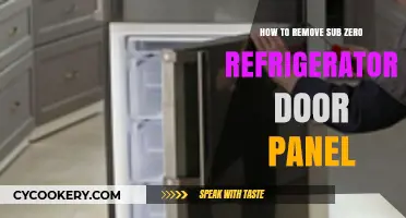 Easy Guide to Removing Your Sub-Zero Refrigerator Door Panel
