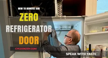 Easy Steps to Remove Your Sub-Zero Refrigerator Door Safely
