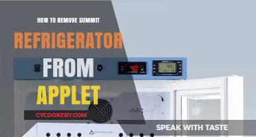 Easy Steps to Remove Summit Refrigerator from Applet Integration