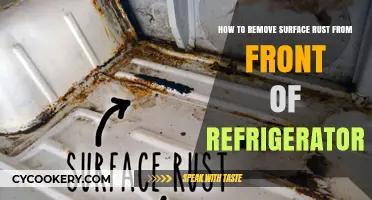 Easy DIY: Removing Surface Rust from Your Refrigerator Front