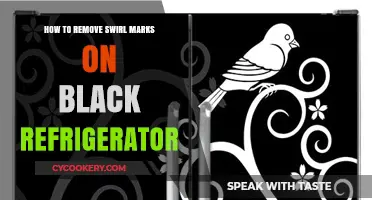 Effortlessly Restore Your Black Fridge: Goodbye Swirl Marks!