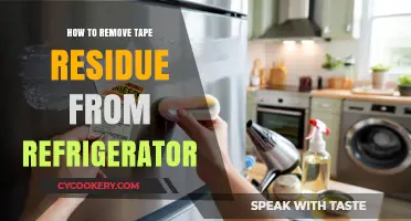 Quick Tips to Remove Tape Residue from Your Refrigerator