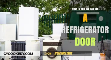 Easy Steps to Remove Tar from Your Refrigerator Door