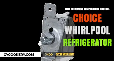 Easy Steps to Remove Temperature Control on Whirlpool Refrigerators