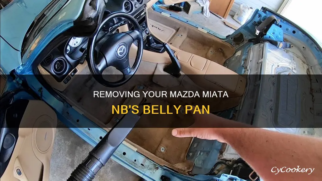 how to remove the belly pan mazda miata nb