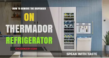 Easy Guide: Removing the Dispenser on Your Thermador Fridge
