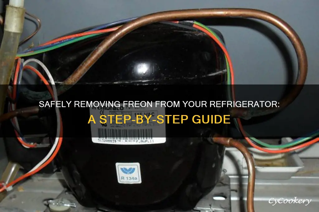 how to remove the freon from a refrigerator