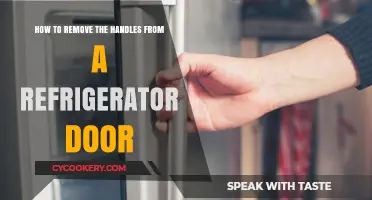 DIY Guide: Removing Refrigerator Door Handles in Simple Steps