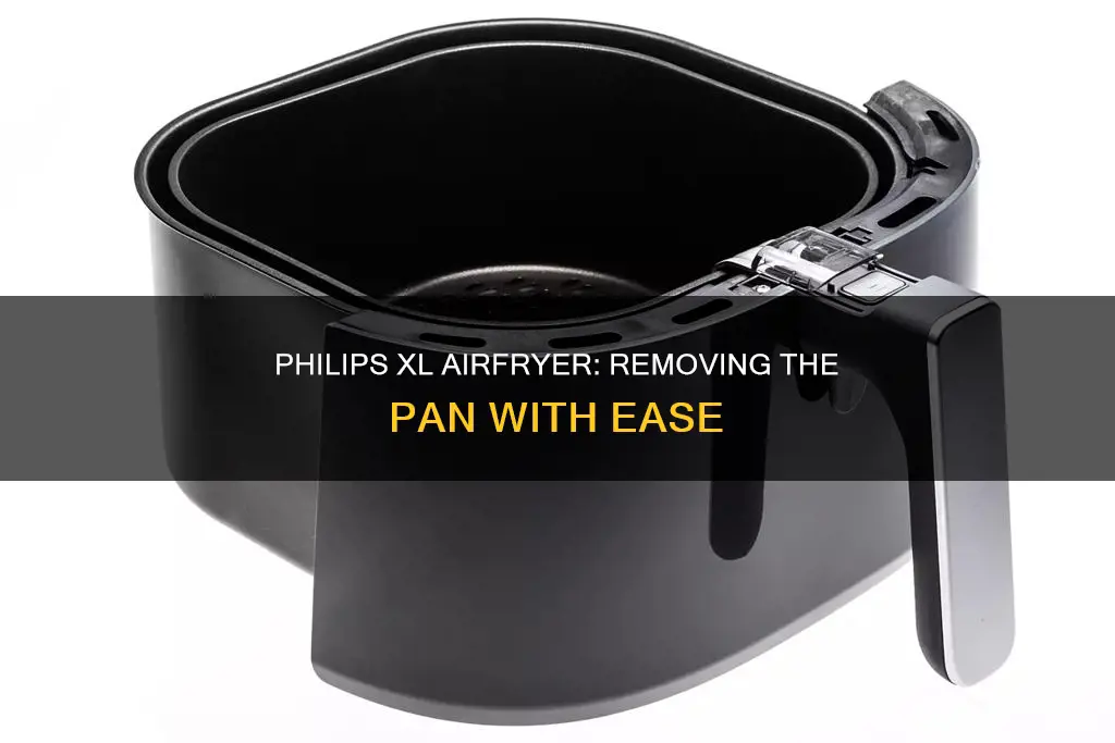 how to remove the pan of a philips xl airfryer