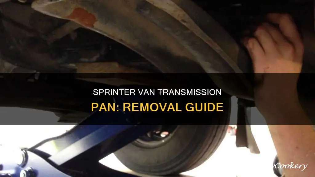 how to remove the transmission pan on sprinter van