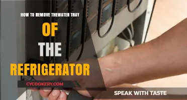 Easy Steps to Remove Your Refrigerator's Water Tray