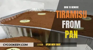 Freeing Tiramisu: Removing It From the Pan Intact