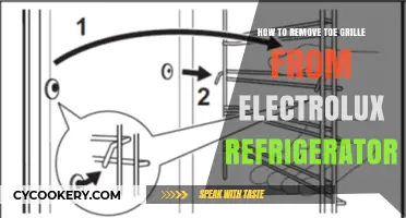 Easy Steps to Remove Toe Grille from Electrolux Refrigerator
