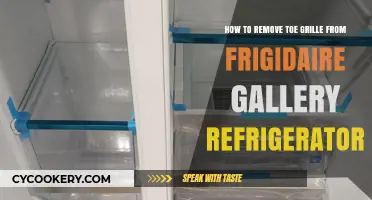 Easy Steps to Remove Toe Grille from Frigidaire Gallery Refrigerator