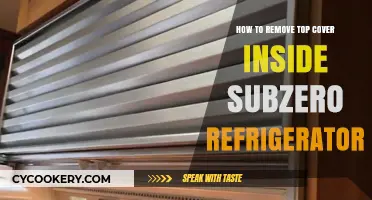 Uncovering the Secrets: A Guide to Removing Sub-Zero Refrigerator Top Covers