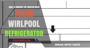Efficiently Removing the Top Freezer Rack from Your Whirlpool Refrigerator