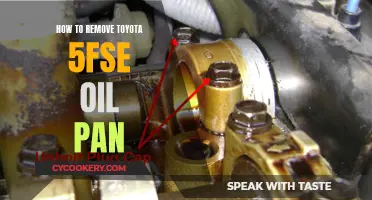 Removing Oil Pan from Toyota 5FSE Engine: Step-by-Step Guide