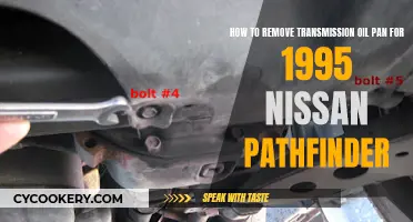 Removing the Transmission Oil Pan on a 1995 Nissan Pathfinder