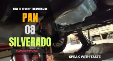 Removing Transmission Pan on '08 Silverado: Step-by-Step Guide