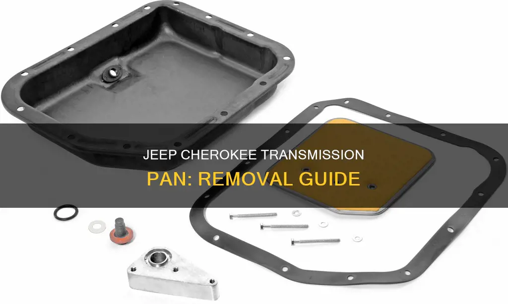 how to remove transmission pan jeep cherokee