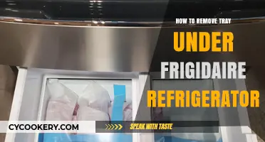 Easy Steps to Remove the Tray Under Your Frigidaire Refrigerator