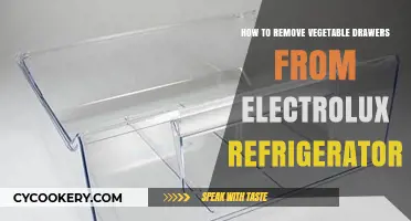 Easy Steps to Remove Vegetable Drawers from Electrolux Fridge