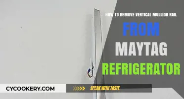 DIY Guide: Removing Vertical Mullion Rail from Maytag Refrigerator