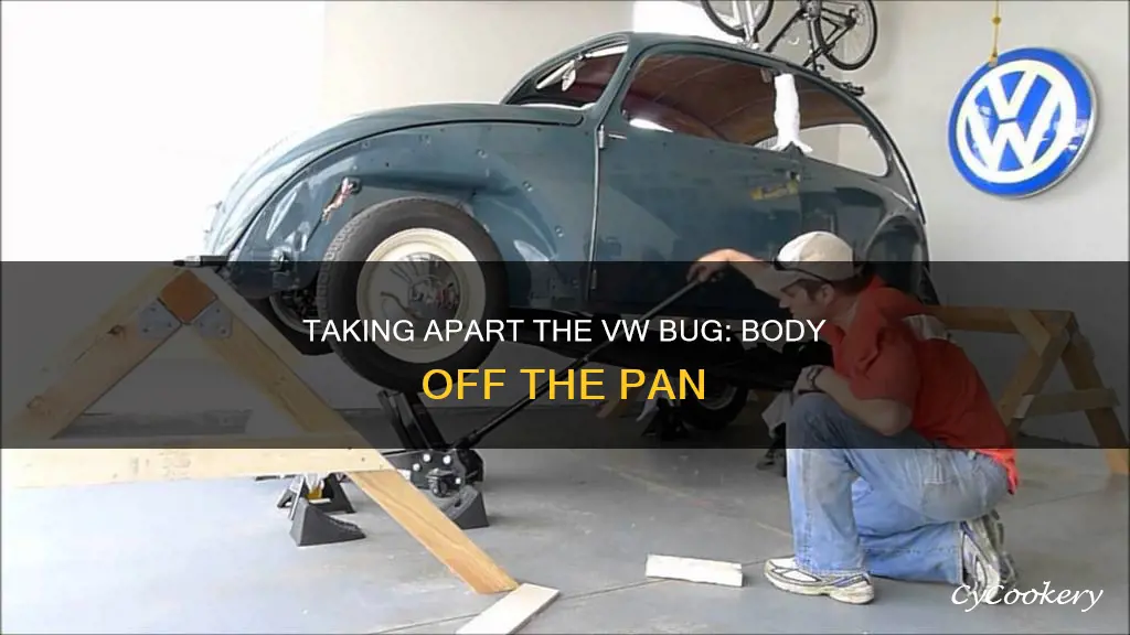 how to remove vw bug body from pan