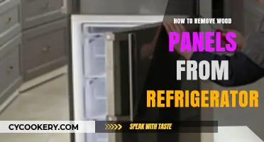 Easy Steps to Remove Wood Panels from Your Refrigerator