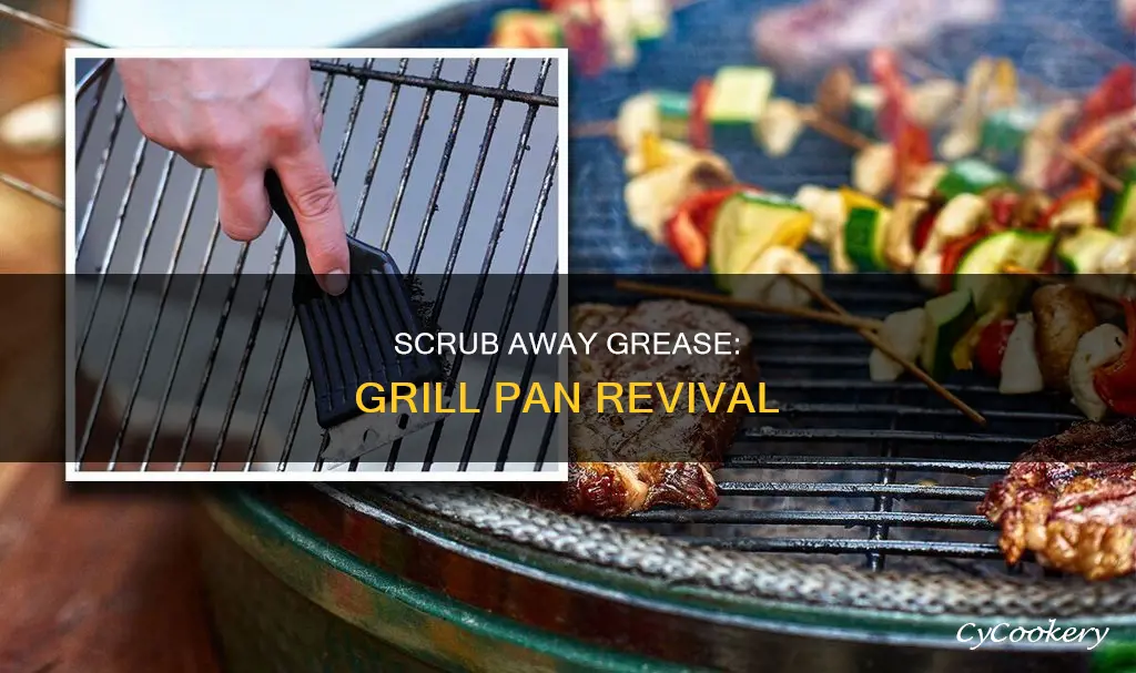 how to removeburnt on grease off of grill pans