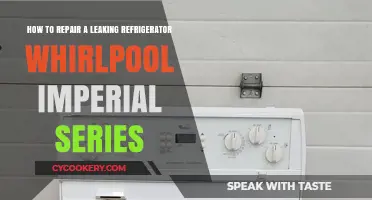 Fixing a Leaky Whirlpool Imperial Series Fridge: A DIY Guide