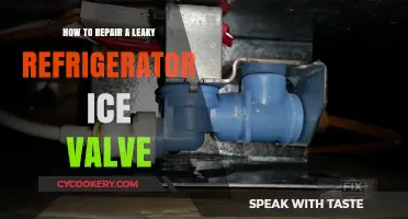 Fixing a Leaky Fridge Ice Valve: A Step-by-Step Guide