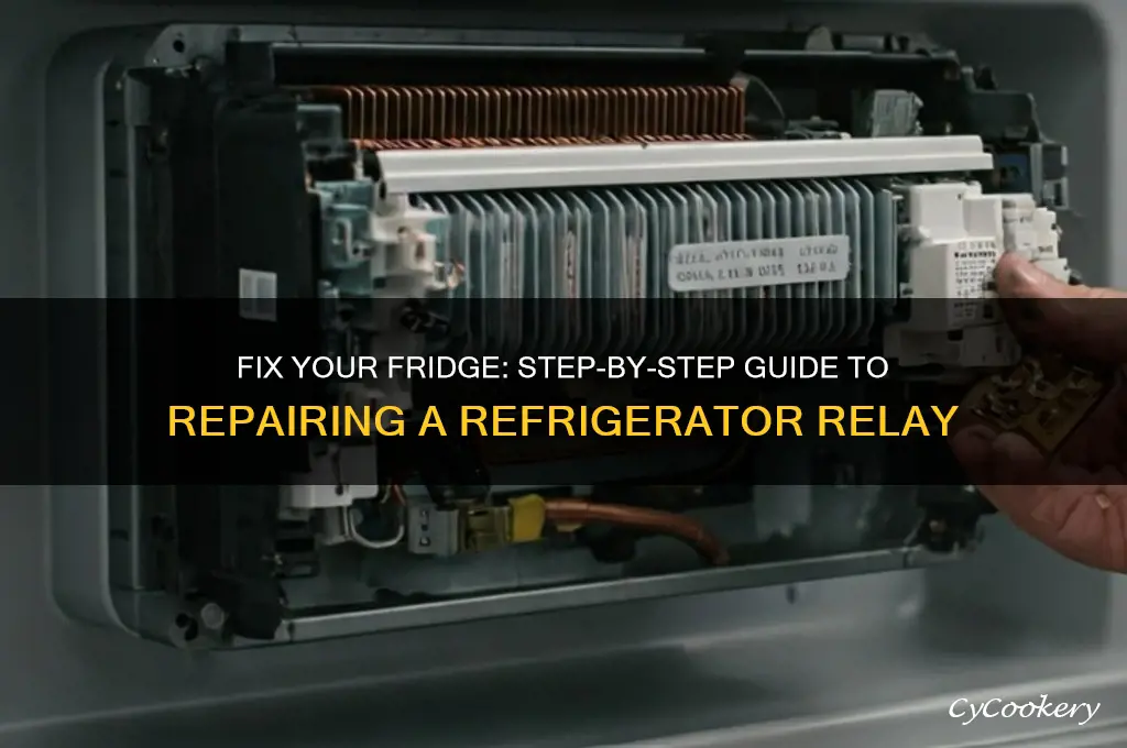 how to repair a relay of refrigerator