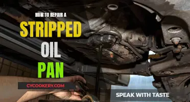 Repairing a Stripped Oil Pan: A Step-by-Step Guide