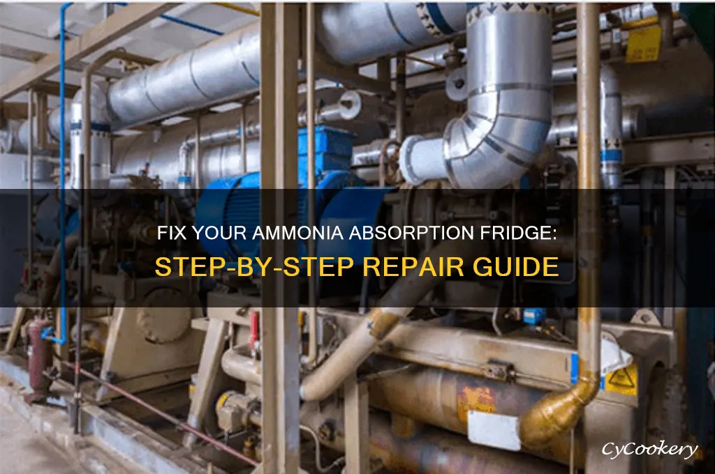 how to repair an ammonia absorption refrigerator