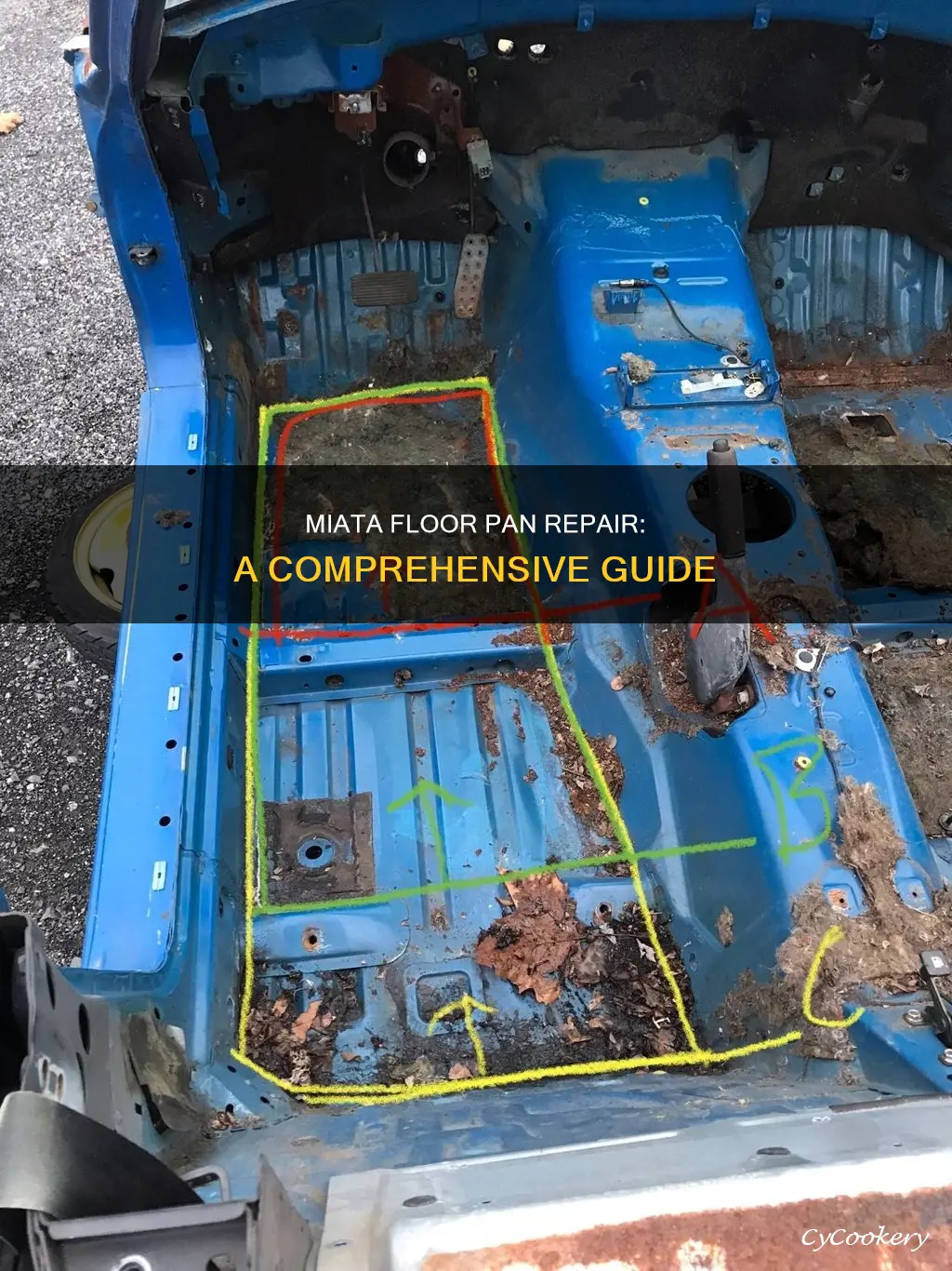 how to repair floor pan na miata