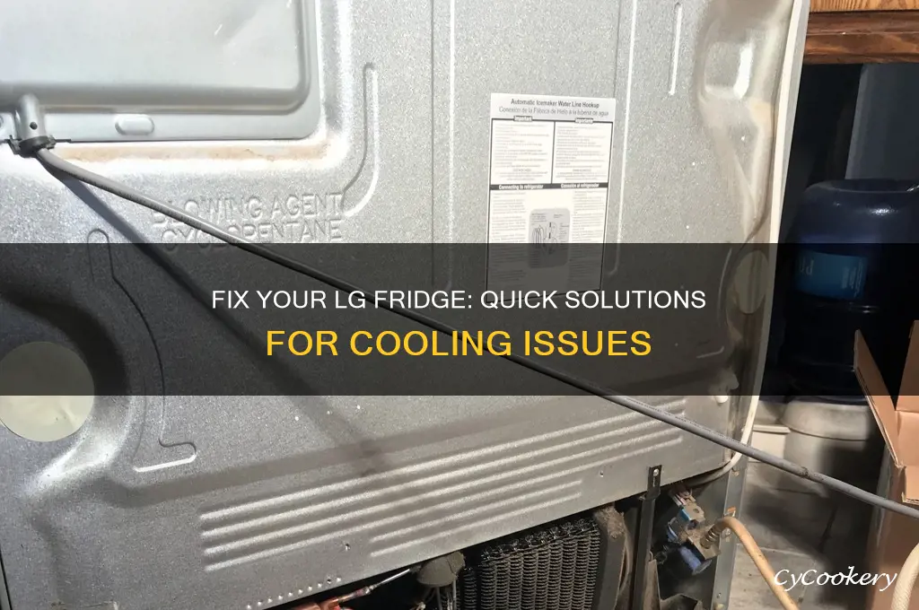 how to repair lg refrigerator not cooling