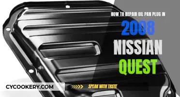 Repairing Oil Pan Plug in a 2008 Nissan Quest