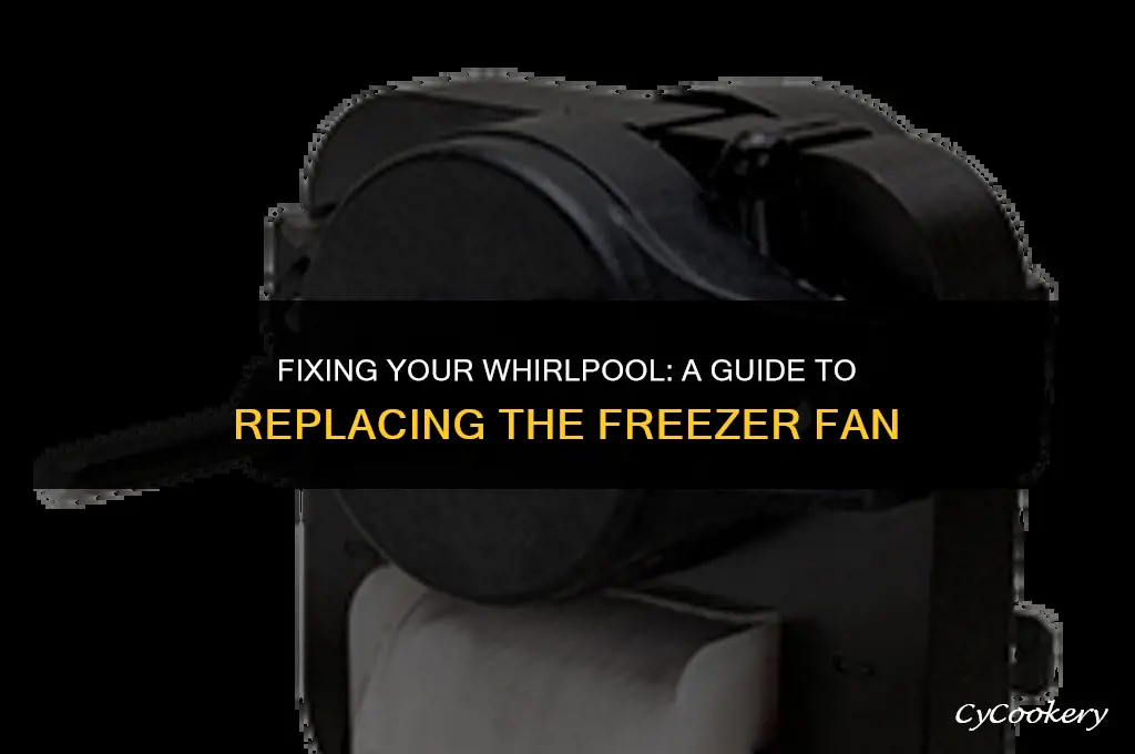 how to repair replace freezer fan on whirlpool refrigerator