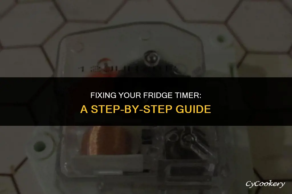 how to repair the timer in a refrigerator