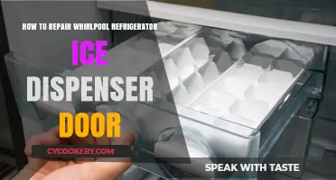 Fixing Your Whirlpool Fridge: Ice Dispenser Door Repair Guide