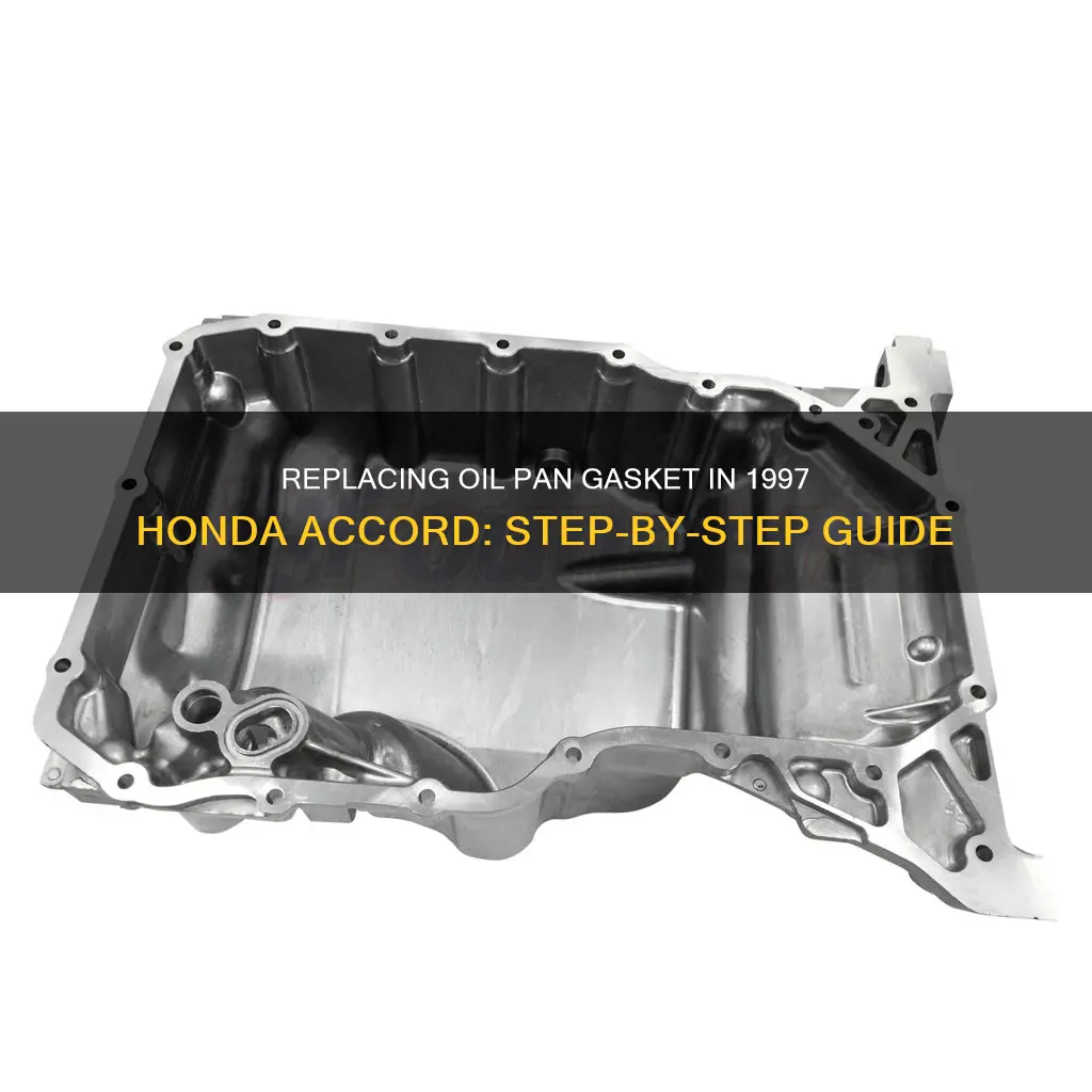 how to replace 1997 honda accord oil pan gasket