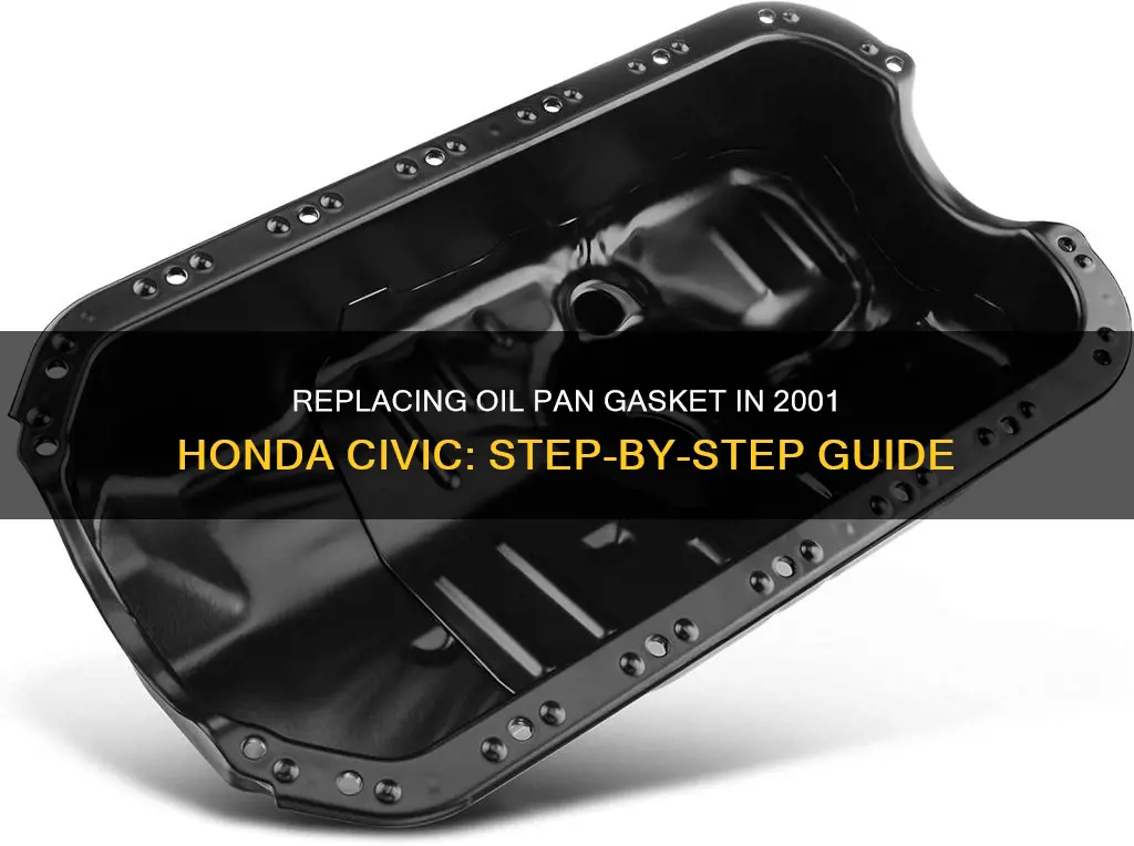 how to replace 2001 honda civic oil pan gasket